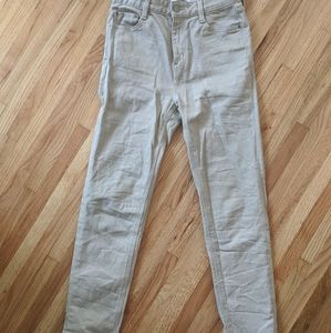 Oak + Fort Straight Leg High Waist Pant